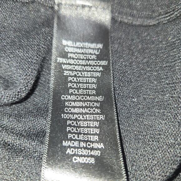 Adrianna Papell Womens Medium Sweater Sheer Floral Sleeves Mixed Media Career - Picture 10 of 11